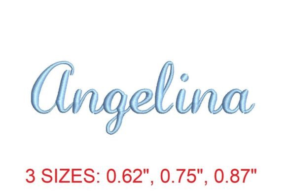 Angelina Embroidery Font: A Versatile Choice for Seasonal Creations