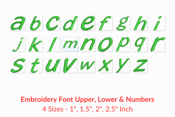 Blacklight Font: A Stylish Choice for Embroidery