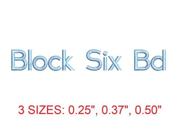 Block Six Bold: A Bold Embroidery Font Review