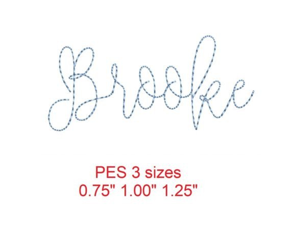 Brooke Bean Stitch Font: A Stylish Script for Business