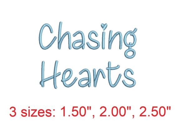 Chasing Heart Embroidery Font: A Designer's Review