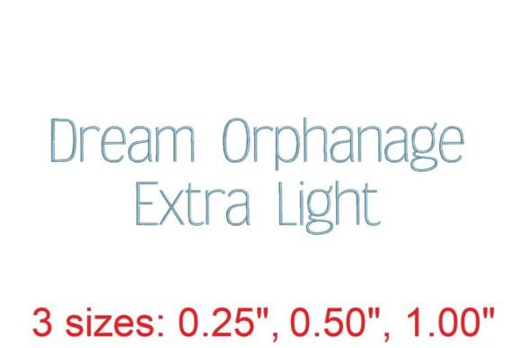 Dream Orphanage EL: A Versatile Embroidery Font
