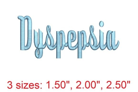 Elegant Dyspepsia Embroidery Font for Holiday Creations