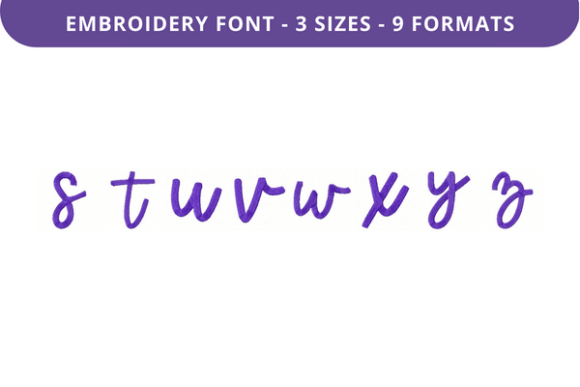 Greatly Beloved Font: A Stylish Embroidery Choice