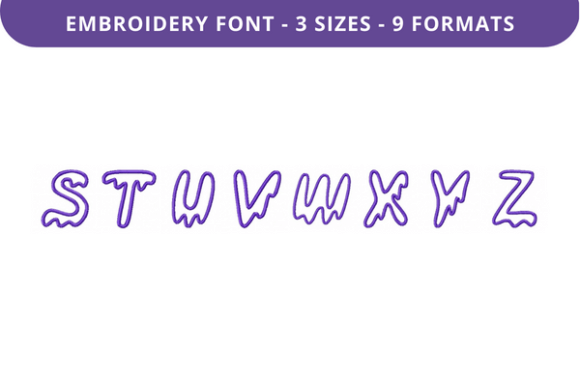 Review: Drippy Ghost Font Uppercase S to Z