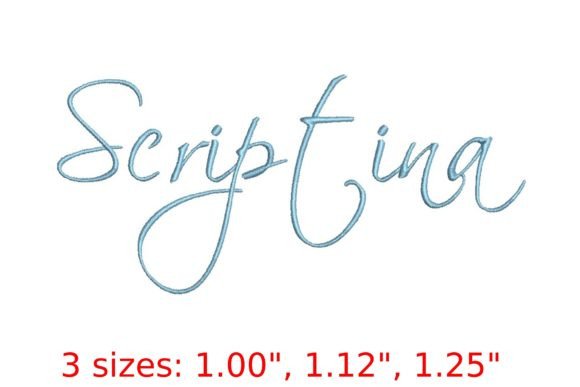Scriptina Embroidery Font: A Premium Design Choice