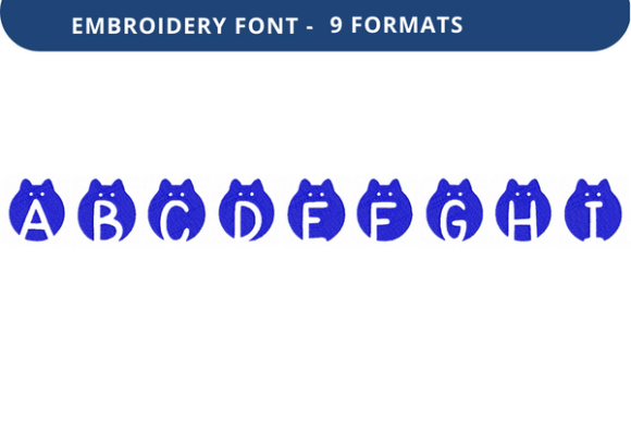 Skulls and Kitties Font: A to I for Unique Gifts