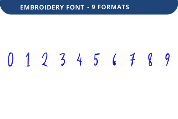 Under Secretary Font 0 to 9: A Versatile Embroidery Choice