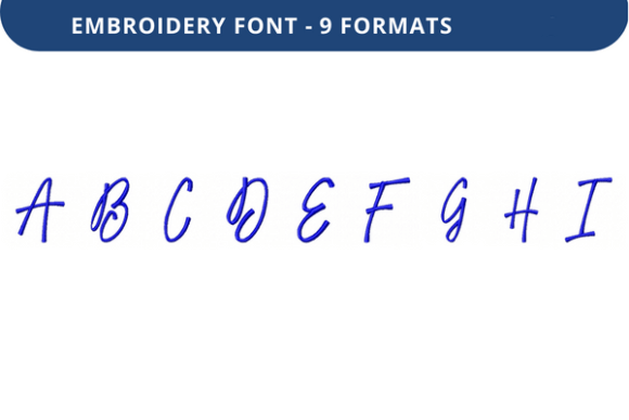 Victorina Font a to I: A Versatile Embroidery Choice