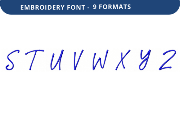 Victorina Font S to Z: A Stylish Embroidery Choice